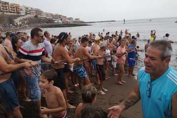 Chinchorro y varada del pescado pasados por agua (Foto TA)